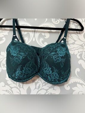 4/$25 • La Senza Beyond Sexy Forest Green Push Up‎ Bra